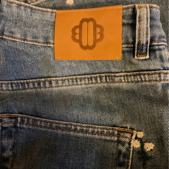 NWT Maje embroidered jeans - Picture 5 of 10
